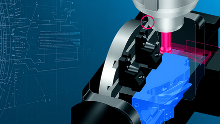 simulación CNC en Tebis con máquina virtual, configuración de máquina y validación completa del mecanizado