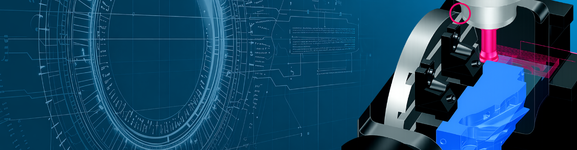 curso CAM máquina virtual para mecanizado CNC con simulación real, gemelo digital y control de colisiones en Tebis 4.1