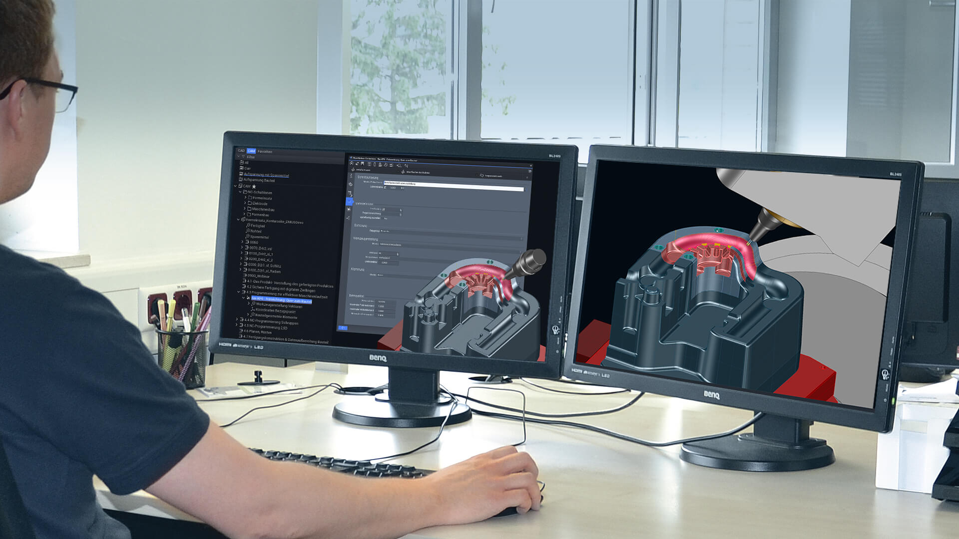 CAD/CAM and MES software for milling and design