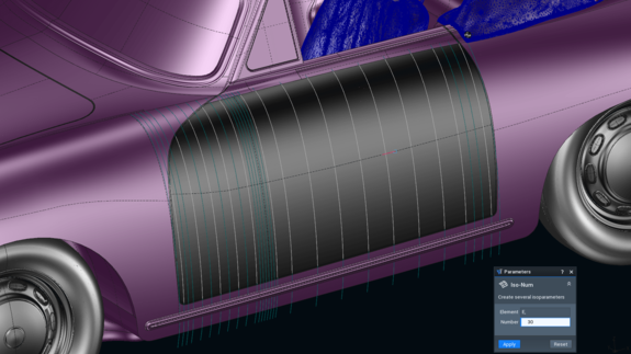 Surface design using curve approximation