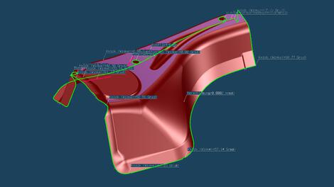 Tebis CAD Viewer consente di analizzare il componente direttamente dal modello CAD
