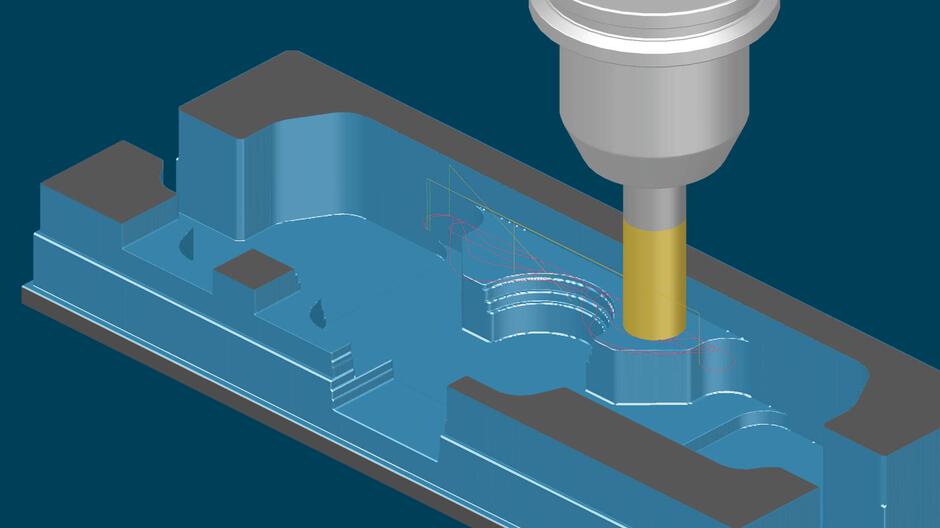 Highly efficient roughing with HPC milling machines
